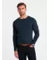 Pánský svetr OMBRE OM-SWBS-0106 NAVY BLUE