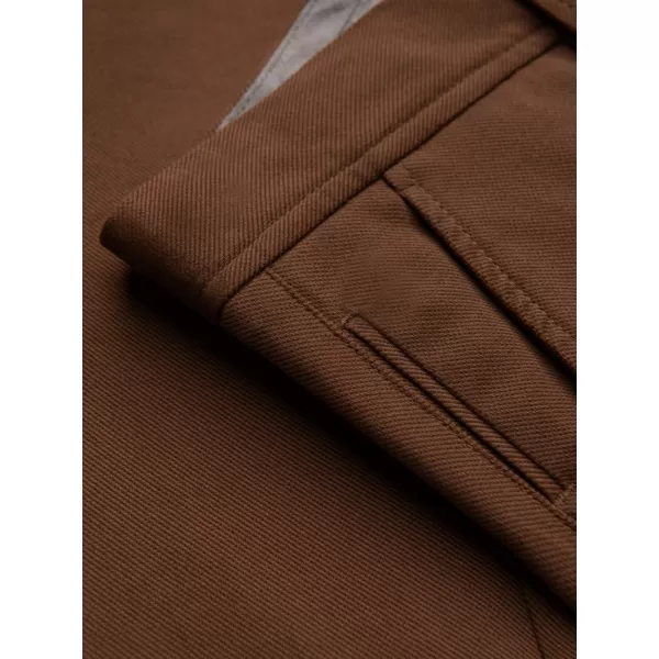  Pánské kalhoty OMBRE OM-PACP-0190 CARAMEL 