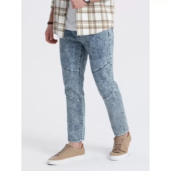  Pánské džíny OMBRE OM-PADP-0109 BLUE 