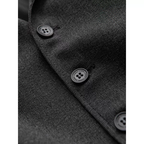  Pánská vesta OMBRE OM-BLZV-0109 GRAPHITE 