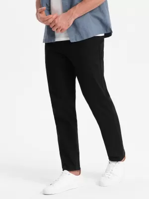 Pánské kalhoty OMBRE OM-PACP-0186 BLACK