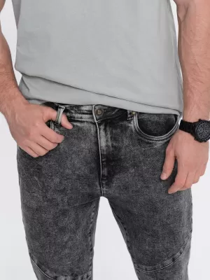 Pánské džíny OMBRE OM-PADP-0109 GREY
