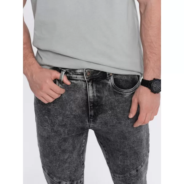  Pánské džíny OMBRE OM-PADP-0109 GREY 