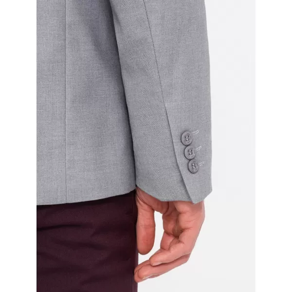  Pánské sako OMBRE OM-BLZB-0115 GREY 