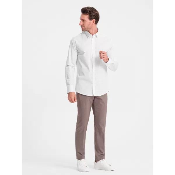  Pánská košile OMBRE OM-SHCS-0152 WHITE 