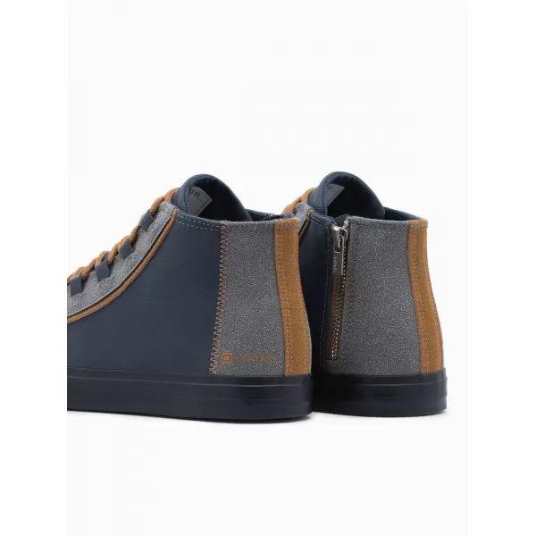  Pánské boty OMBRE OM-FOTH-0140 NAVY BLUE 