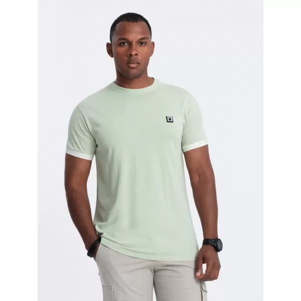  Pánské triko OMBRE S1632 LIGHT MINT 