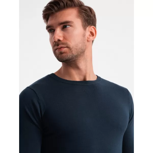  Pánský svetr OMBRE OM-SWBS-0106 NAVY BLUE 