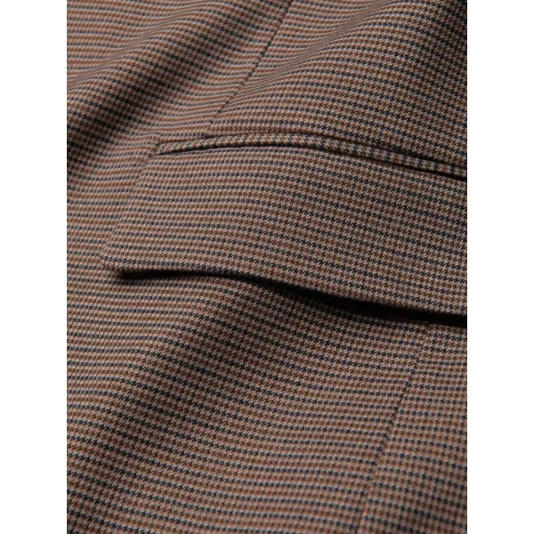  Pánské sako OMBRE OM-BLZB-0116 BROWN 