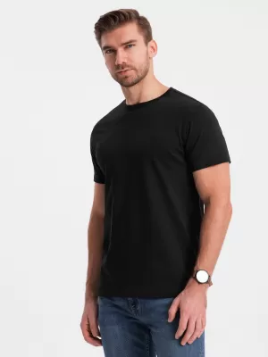 Pánské triko OMBRE OM-TSBS-0146 BLACK