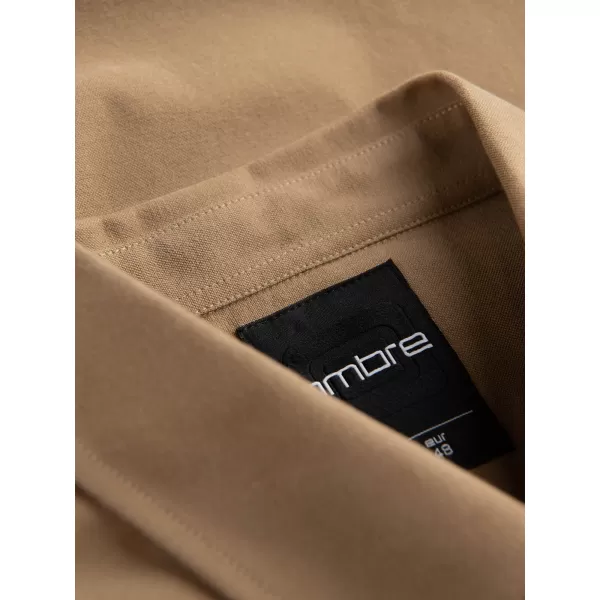  Pánská košile OMBRE OM-SHOS-0153 LIGHT BROWN 