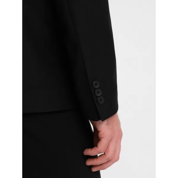  Pánské sako OMBRE OM-BLZB-0115 BLACK 