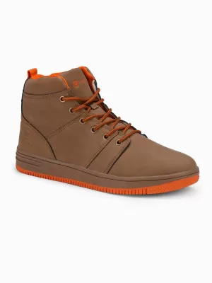 Pánské boty OMBRE OM-FOSH-0123 CAMEL