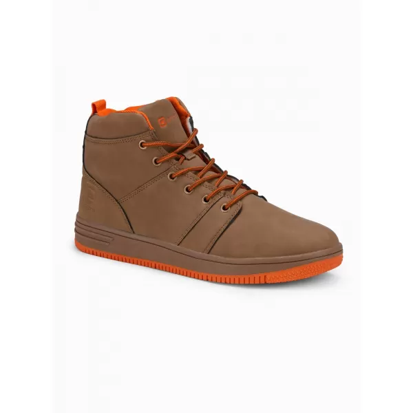  Pánské boty OMBRE OM-FOSH-0123 CAMEL 