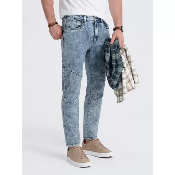  Pánské džíny OMBRE OM-PADP-0109 BLUE 