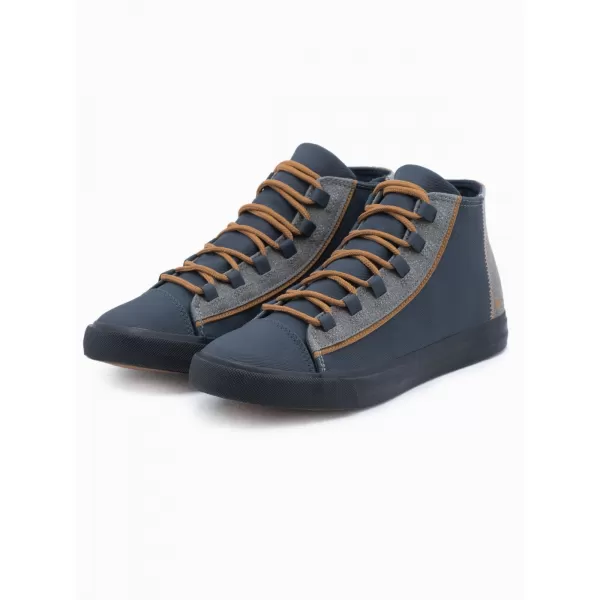  Pánské boty OMBRE OM-FOTH-0140 NAVY BLUE 