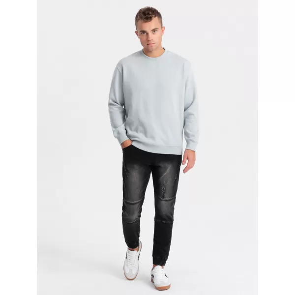  Pánské džíny OMBRE OM-PADJ-0153 BLACK 