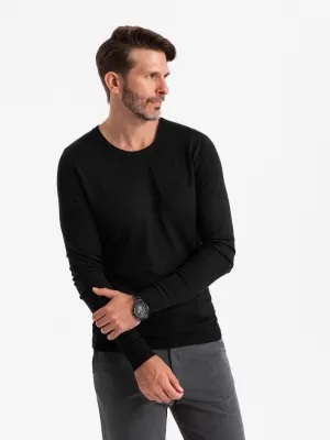Pánský svetr OMBRE OM-SWBS-0106 BLACK