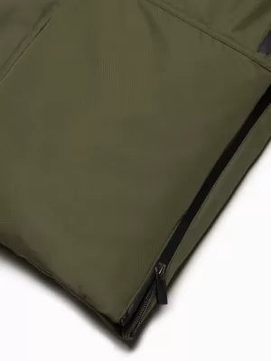 Pánská zimní bunda OMBRE OM-JALJ-0148 DARK OLIVE GREEN
