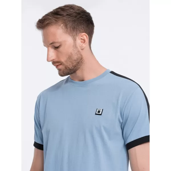  Pánské triko OMBRE S1632 BLUE 