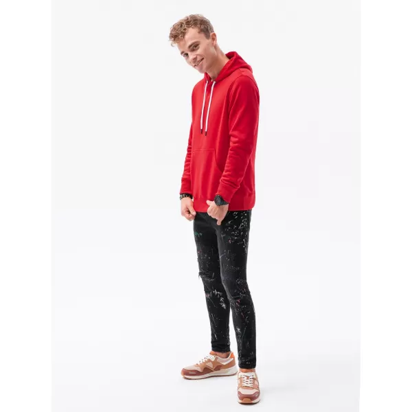  Pánská mikina OMBRE B979 RED 