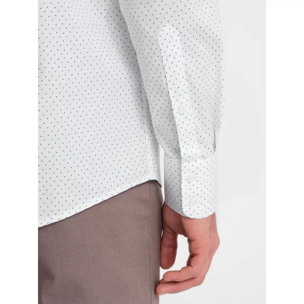  Pánská košile OMBRE OM-SHCS-0152 WHITE 