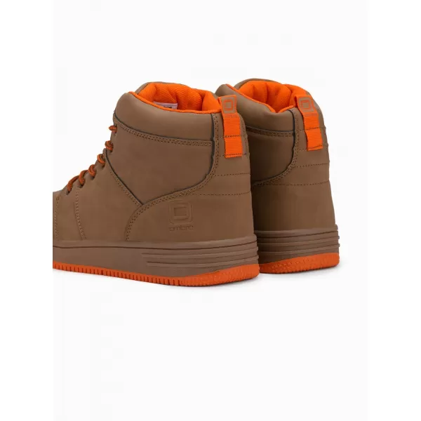  Pánské boty OMBRE OM-FOSH-0123 CAMEL 