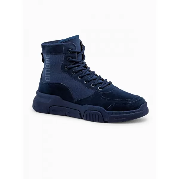  Pánské boty OMBRE OM-FOBO-0122 NAVY BLUE 