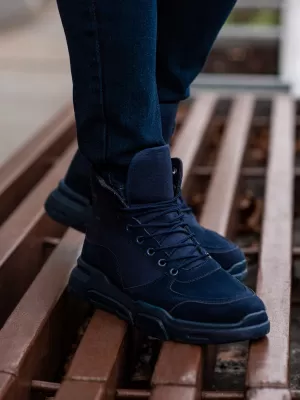 Pánské boty OMBRE OM-FOBO-0122 NAVY BLUE