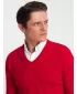 Pánský svetr OMBRE OM-SWSW-0102 RED