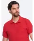 Pánské triko s límečkem OMBRE S1374 RED