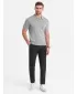 Pánské kalhoty OMBRE OM-PACP-0191 GRAPHITE