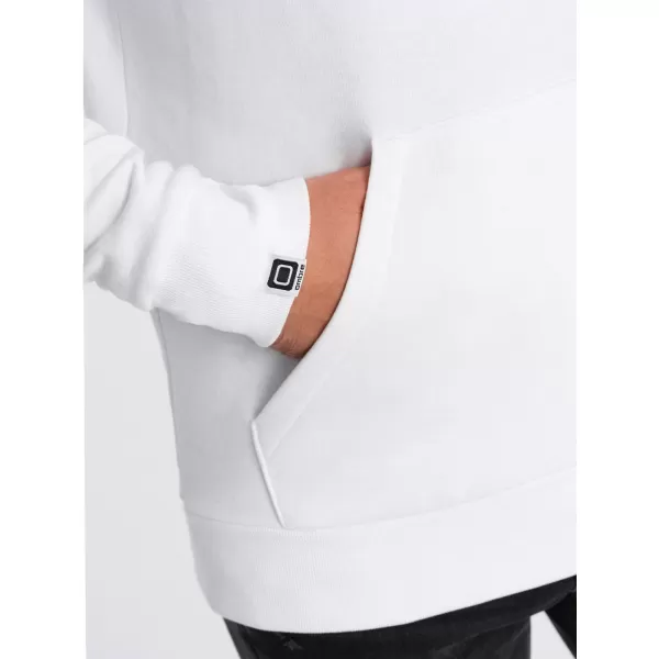  Pánská mikina OMBRE OM-SSPS-0150 WHITE 