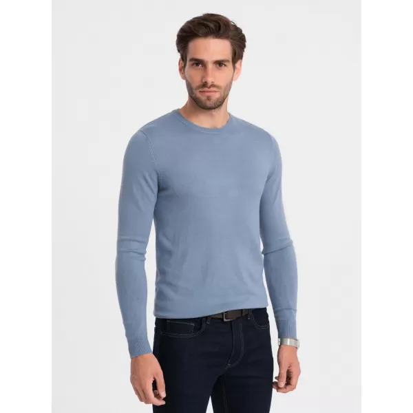 Pánský svetr OMBRE OM-SWBS-0106 LIGHT BLUE 