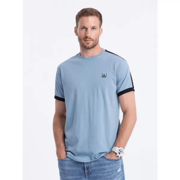  Pánské triko OMBRE S1632 BLUE 