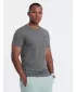 Pánské triko OMBRE OM-TSCT-0151 GRAY