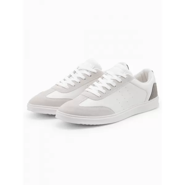  Pánské boty OMBRE OM-FOCS-0104 WHITE 