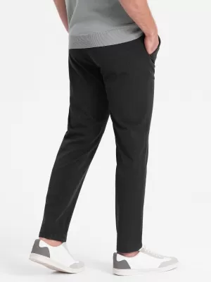 Pánské kalhoty OMBRE OM-PACP-0191 GRAPHITE