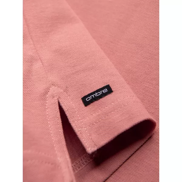  Pánské triko OMBRE OM-TSCT-0156 PINK 