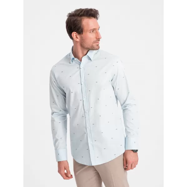  Pánská košile OMBRE OM-SHCS-0156 BLUE 