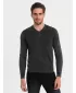 Pánský svetr OMBRE OM-SWOS-0108 BLACK