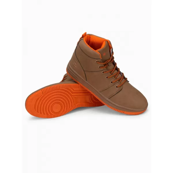  Pánské boty OMBRE OM-FOSH-0123 CAMEL 