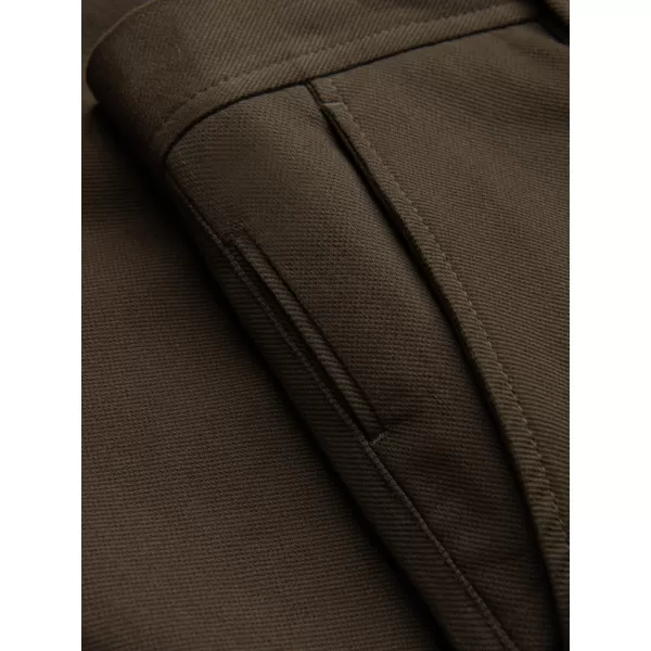  Pánské kalhoty OMBRE OM-PACP-0190 DARK OLIVE GREEN 