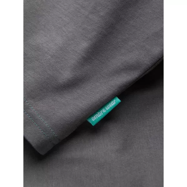  Pánské triko OMBRE OM-TSCT-0151 GRAY 