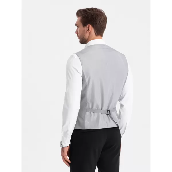  Pánské vesta OMBRE OM-BLZV-0112 GRAY 