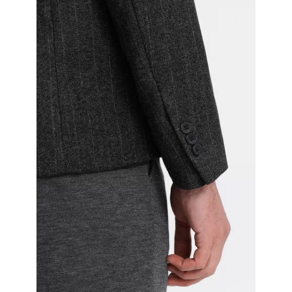  Pánské sako OMBRE OM-BLZB-0113 GRAPHITE 