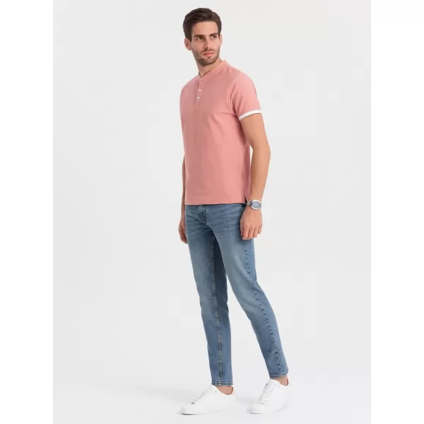  Pánské triko OMBRE OM-TSCT-0156 PINK 