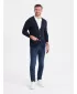 Pánský svetr OMBRE OM-SWCD-0109 NAVY BLUE