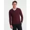 Pánský svetr OMBRE OM-SWSW-0102 MAROON