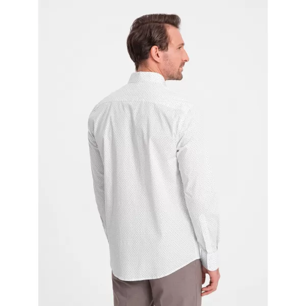  Pánská košile OMBRE OM-SHCS-0152 WHITE 